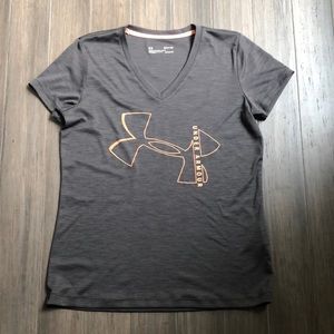 V-neck Under Armor heat gear athletic top